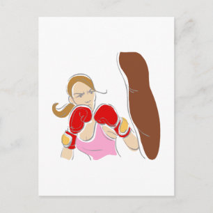 Carte Postale boxe