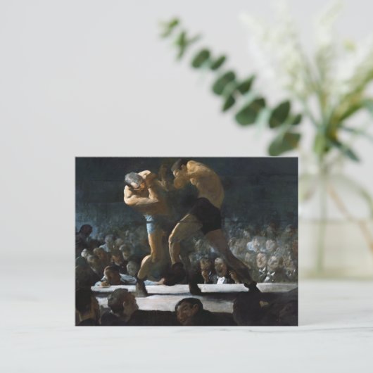 Carte Postale Boxe de George Bellows (Debout devant)