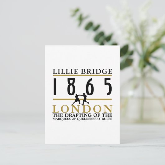 Carte Postale Boxe, Queensberry Rules (Debout devant)
