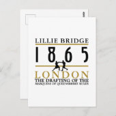 Carte Postale Boxe, Queensberry Rules (Devant / Derrière)