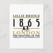 Carte Postale Boxe, Queensberry Rules (Devant)