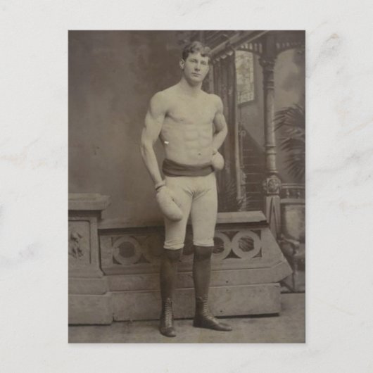 Carte Postale Boxe victorienne (Devant)