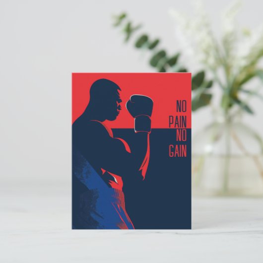 Carte Postale Boxer (Debout devant)