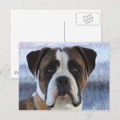 Carte Postale Boxer (Devant / Derrière)