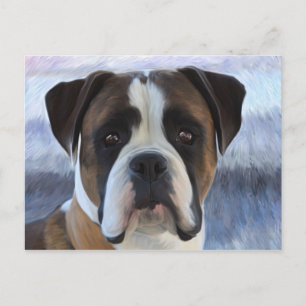 Carte Postale Boxer