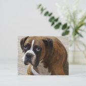 Carte postale Boxer Dog (Debout devant)