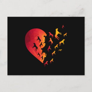 Carte Postale Boxer Heart Chien Propriétaire Dons Animaux Drôle