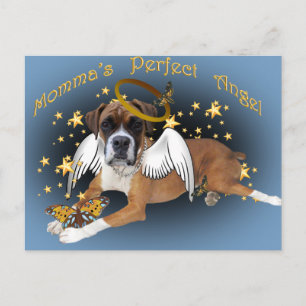 Carte Postale Boxer Momma's Angel vêtements et cadeaux
