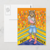 Carte Postale Boxer péruvien, alpaga (Devant / Derrière)