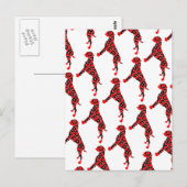 Carte Postale Boxer Texte Chien Chien (Devant / Derrière)