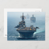 Carte Postale Boxer USS (LHD-4) (Devant / Derrière)