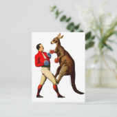Carte Postale Boxer vintage Kangaroo Boxer Sport (Debout devant)