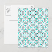 Carte Postale Boxerdogs verts (Devant / Derrière)