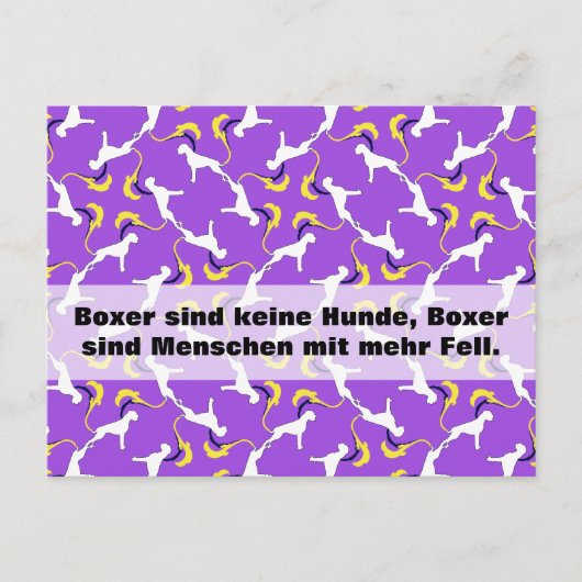Carte Postale Boxers (Devant)