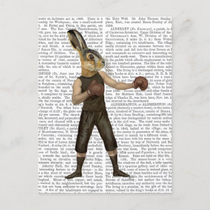 Carte Postale Boxing Hare