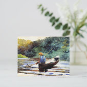 Carte Postale Boy Fishing, oeuvre de Winslow Homer (Debout devant)