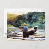 Carte Postale Boy Fishing, oeuvre de Winslow Homer (Devant / Derrière)