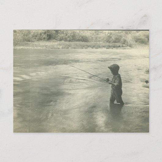 Carte Postale Boy Fishing on the Green River, Kentucky (Devant)