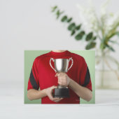 Carte Postale Boy Holding (Debout devant)
