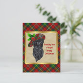 Carte Postale Boyd Clan Badge & Tartan Christmas (Debout devant)