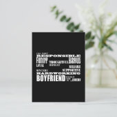 Carte Postale Boyfriends Best & Greatest Boyfriend : Qualités (Debout devant)