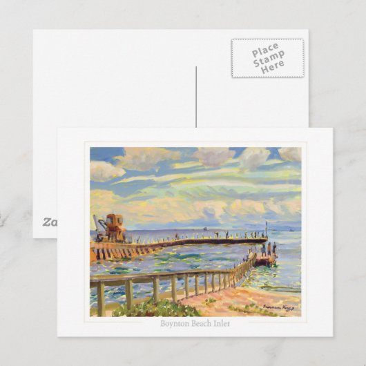 Carte postale Boynton Inlet (Devant / Derrière)