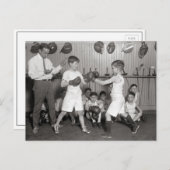 Carte Postale Boys' Boxing Club, 1925 (Devant / Derrière)