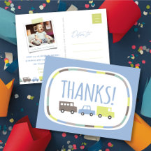 Boys Jouets Pastel Blue Kid Anniversaire Merci