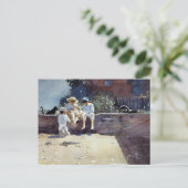 Carte Postale Boys Kitten Winslow Homer (Debout devant)