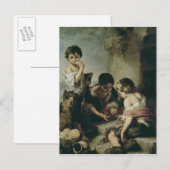 Carte Postale Boys Playing Dice, c.1670-75 (Devant / Derrière)