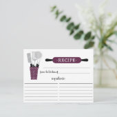 Carte Postale Boysenberry Rolling Pin Kitchen Outils Recette Car (Debout devant)