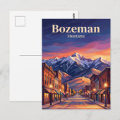 Carte Postale Bozeman États-Unis (Devant / Derrière)