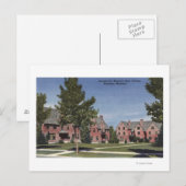 Carte Postale Bozeman, Montana - Dortoirs à Montana State (Devant / Derrière)