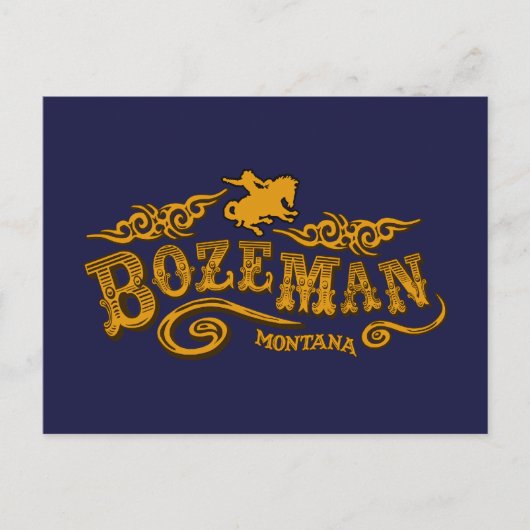 Carte Postale Bozeman Saloon (Devant)