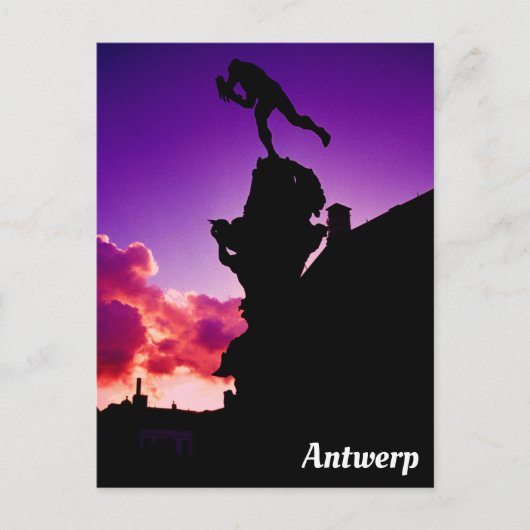 Carte Postale Brabo, Anvers (Devant)