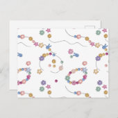 Carte Postale Bracelet d'amitié fille Motif de bijoux (Devant / Derrière)