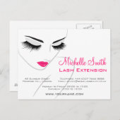 Carte Postale Bracelet de cheveux et de beauté Extension marque (Devant / Derrière)