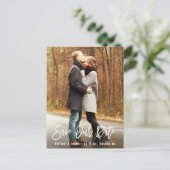 Carte Postale Bracelet moderne Script photo Enregistrer notre da (Debout devant)