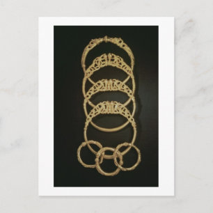 Carte Postale Bracelets d'or du trésor d'Ertsfield, 4e ce