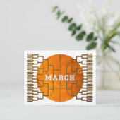 Carte Postale Bracketology March Basket-ball (Debout devant)