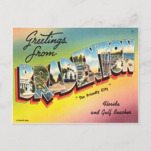 Carte Postale Bradenton Florida (Devant)