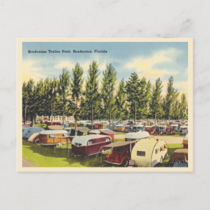Carte Postale Bradenton Florida vintage parc de remorques