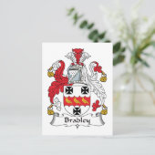 Carte Postale Bradley Family Crest (Debout devant)