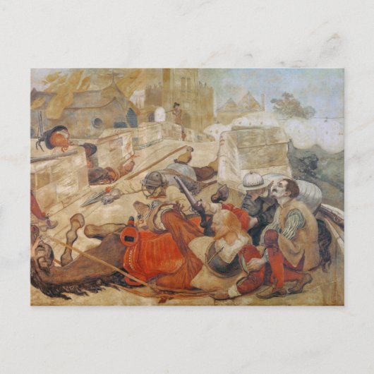 Carte Postale Bradshaw's defence of Manchester (Devant)