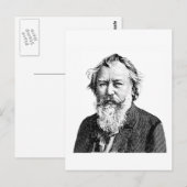 Carte Postale Brahms (Devant / Derrière)