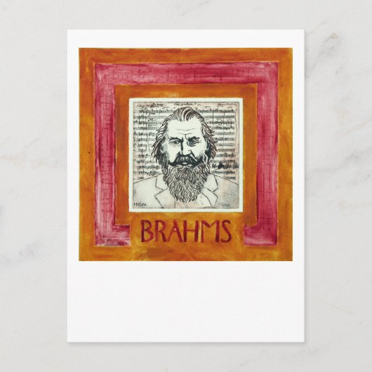 Carte postale Brahms (Devant)