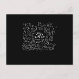 Carte Postale Brainy 50e anniversaire 50 ans mathématicien 32