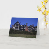 Carte postale Bramall Hall Cheshire (Fleur jaune)