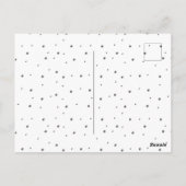 Carte Postale Branch of Christmas tree (Dos)