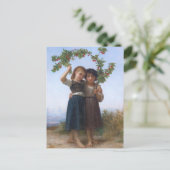 Carte Postale Branche cerise par Bouguereau (Debout devant)